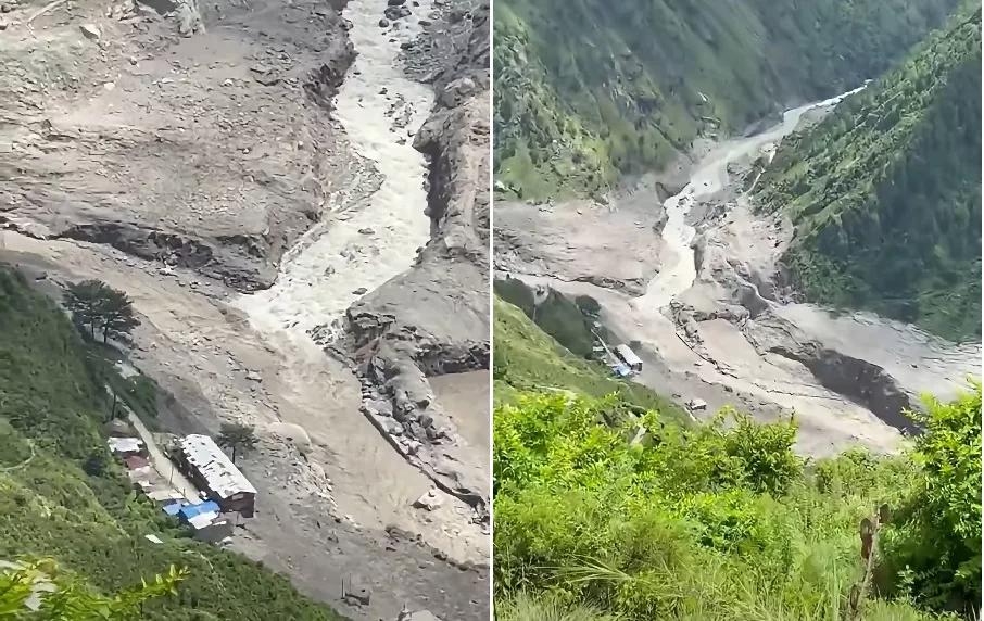 तिब्बततर्फ ड्याम फुटेर सुरु भएको बाढी स्याफ्रुबेँसी आइपुग्यो