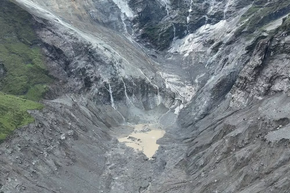 लेदो पहिरोले बनेको २२ लाख घनमिटर पानीको ताल पूर्ण रूपमा निष्कासन, स्थिति नियन्त्रणमा