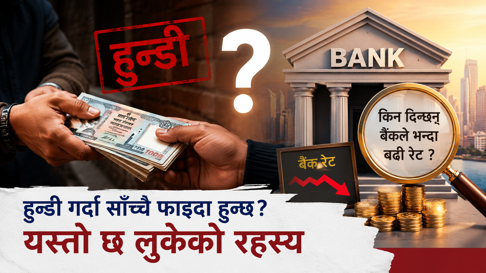 हुण्डी गर्दा साँच्चै फाइदा हुन्छ? किन दिन्छन् बैंकले भन्दा बढी रेट? यस्तो छ लुकेको रहस्य