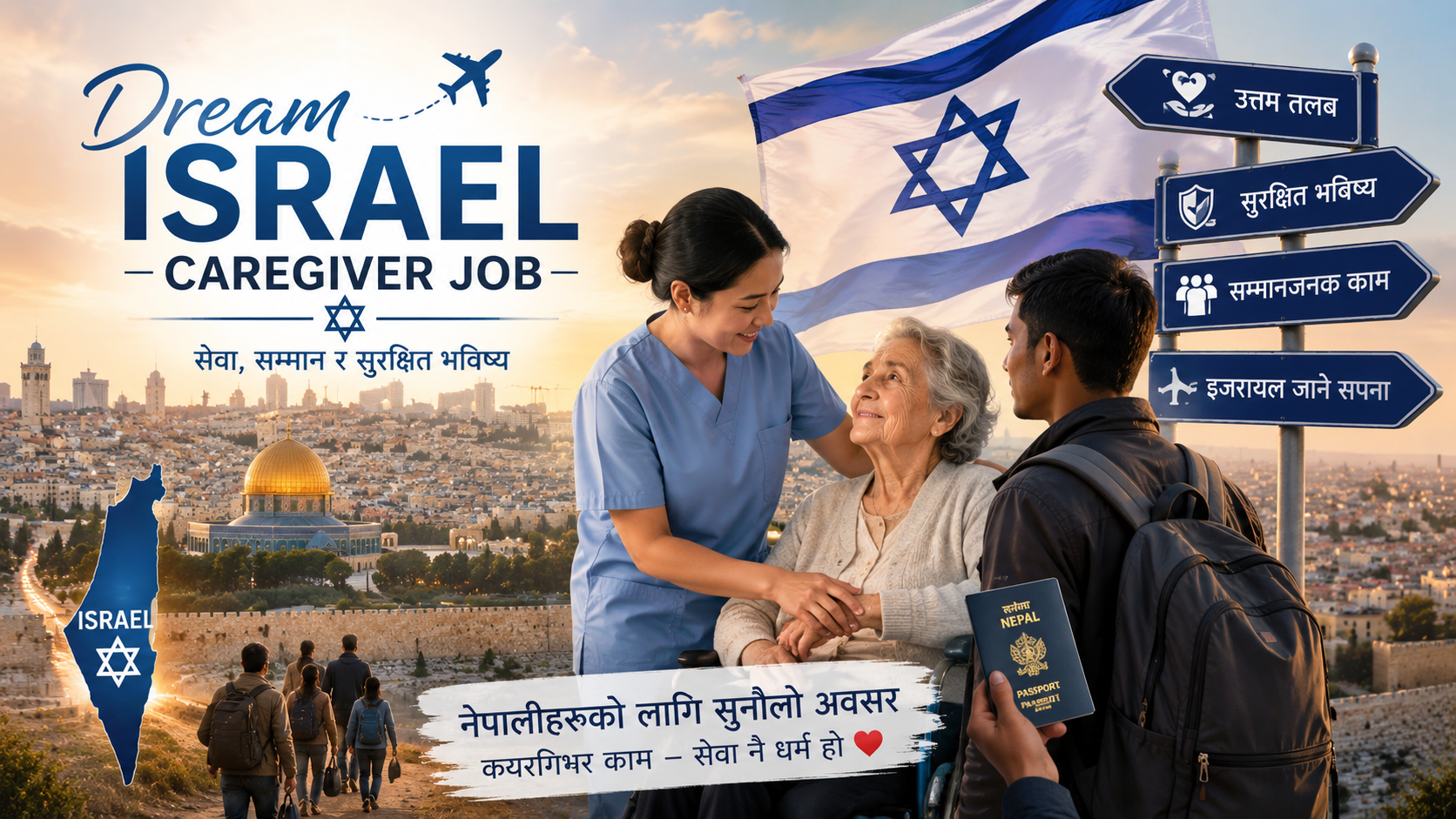 इजरायल जान चाहने नेपालीका लागि खुसीको खबर, थप २ हजार ३ सय केयरगिभर लैजाने तयारी