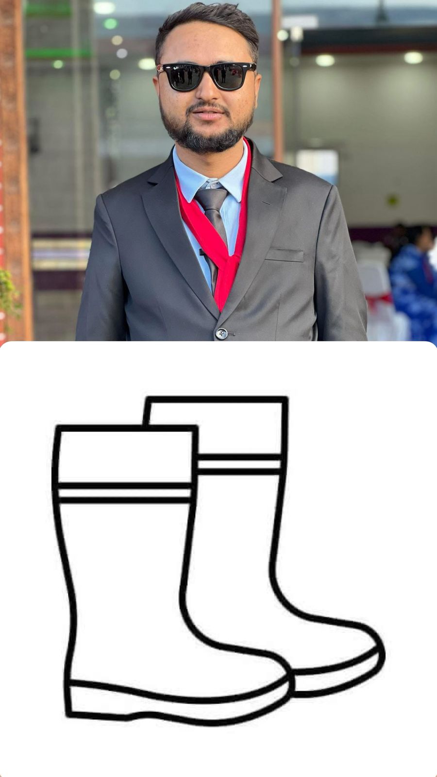 चुनाव चिन्ह जुत्तासहित पुल्चोक क्याम्पसका इलेक्ट्रिकल इन्जिनियर चुनावी मैदानमा