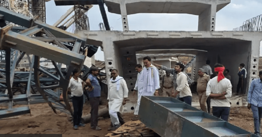 उत्तर प्रदेशको हमीरपुरमा निर्माणाधीन पुल भत्किँदा ६ मजदुरको मृत्यु