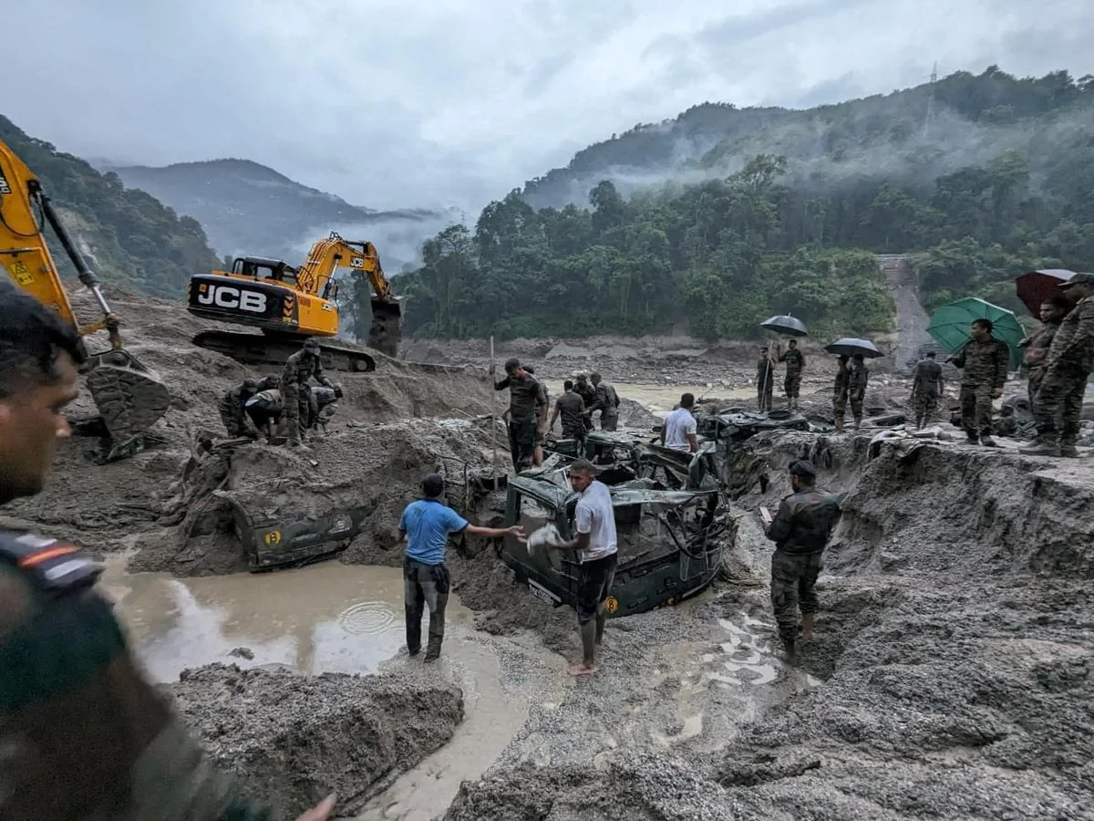 सिक्किमको टिस्टा जलविद्युत् आयोजनाको सुरुङमा पहिरो : ८ जनाको मृत्यु, १९ जना थुनिए