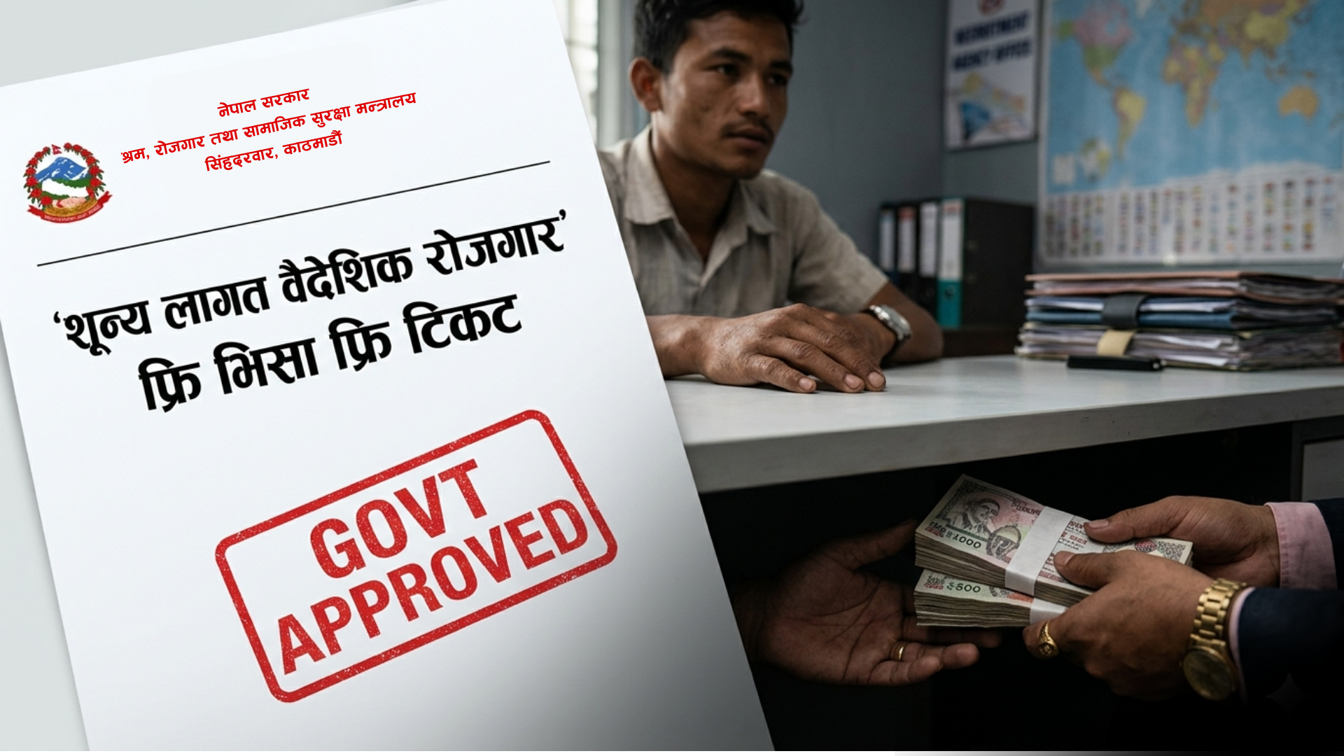 शून्य लागत वैदेशिक रोजगार: कागजमा 'फ्रि', व्यवहारमा 'महँगो'