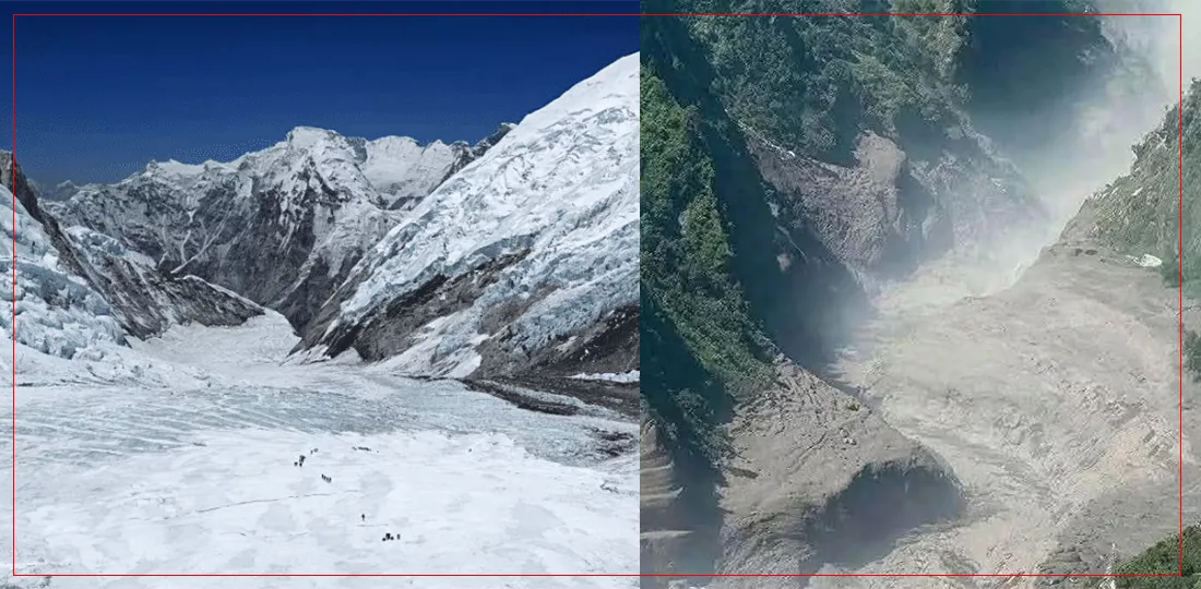 तिब्बतदेखि नेपालसम्म पग्लिँदै हिमनदी र ‘रक ग्लेसियर’, बढाइरहेछ जोखिम