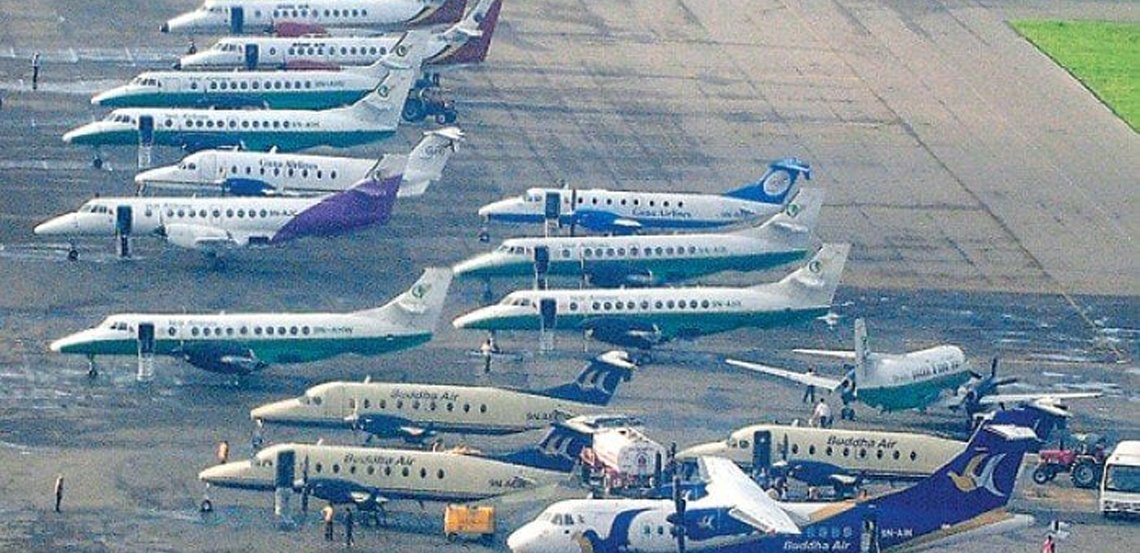 प्रतिकूल मौसमका कारण हवाई उडान प्रभावित