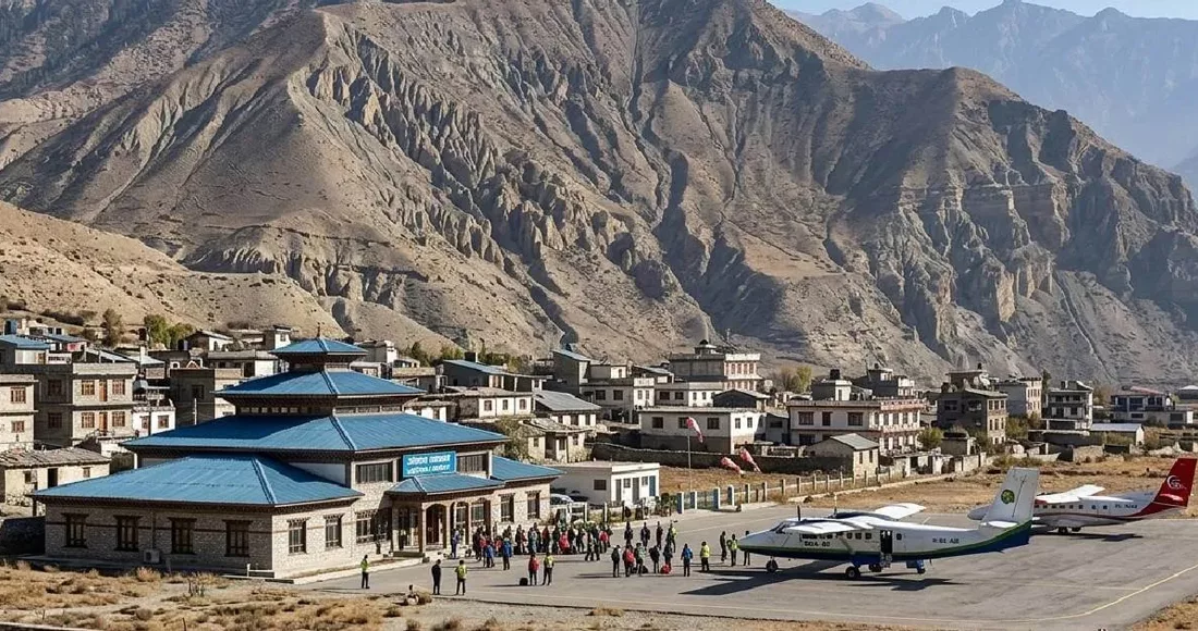 पोखरा–जोमसोम हवाई उडानमा यात्रुको चाप उच्च