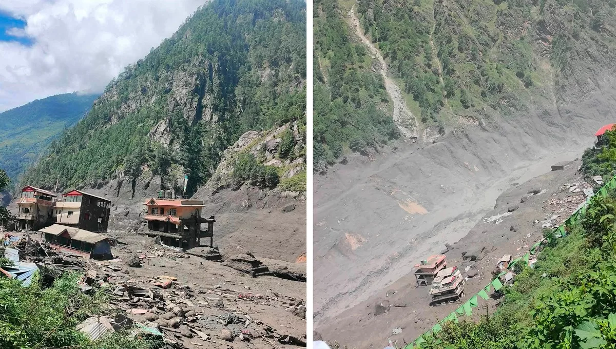 रसुवा बाढीले बैंकका शाखा पनि बगायो, टेलिफोन नहुँदा यकिन विवरण सङ्कलनमा समस्या